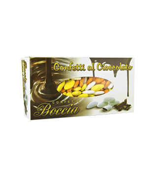 Confetti al cioccolato sfumati gialli - Confetti Boccia srl